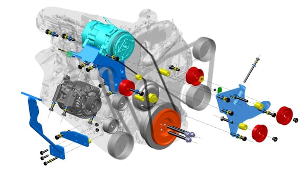 engine mount compressor