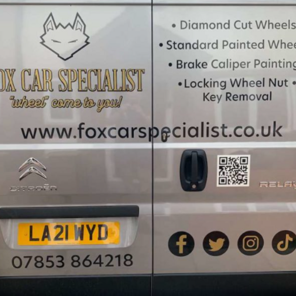 fox car specialist van back door