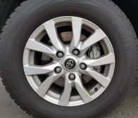 smartvan repaired toyota alloy wheel